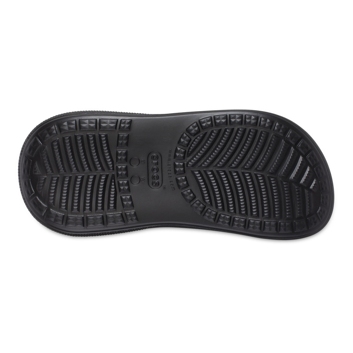 Cizme Crocs Classic Crush Rain Boot Negru - Black