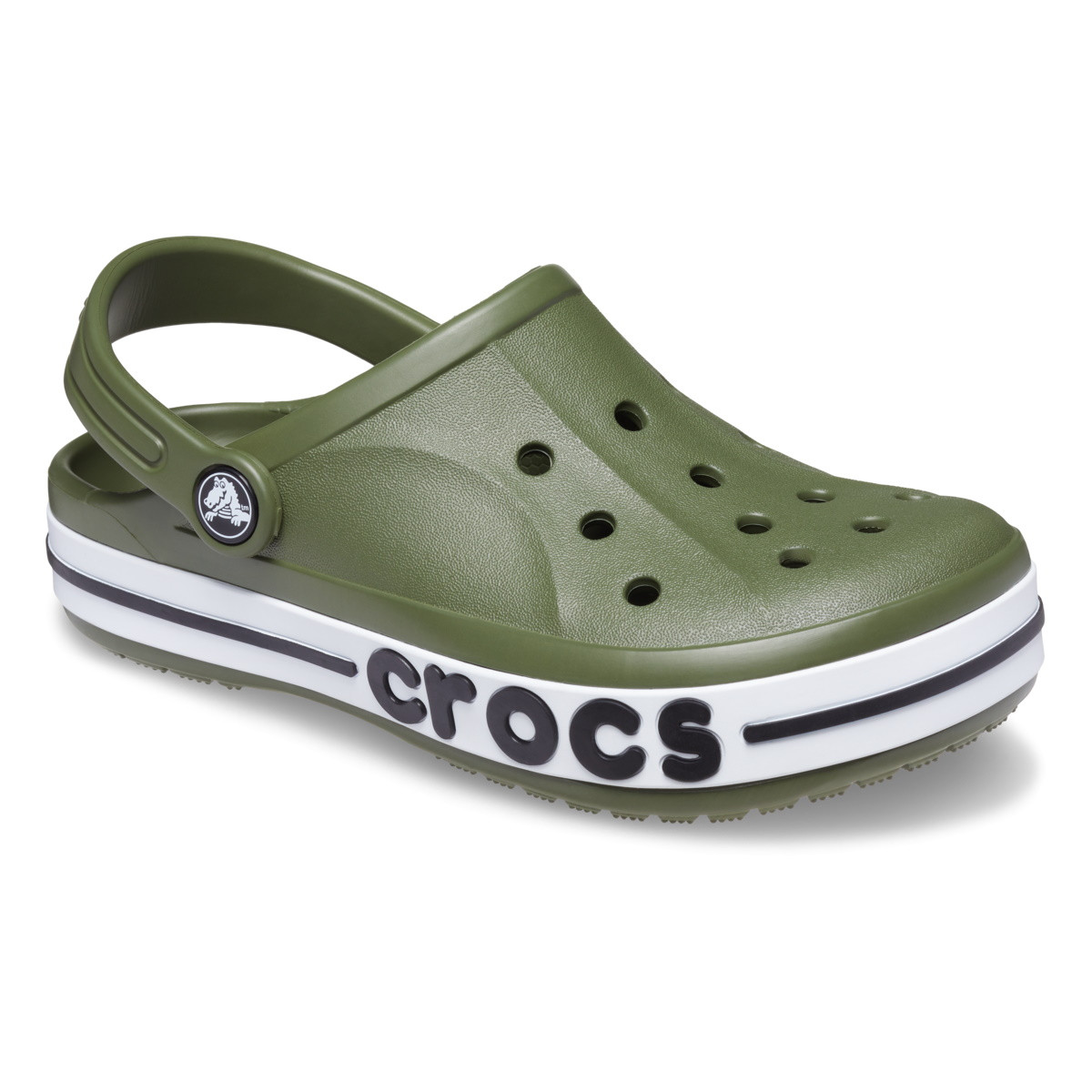 Saboti Crocs Toddler Bayaband Clog Verde - Army Green - 1 | YEO