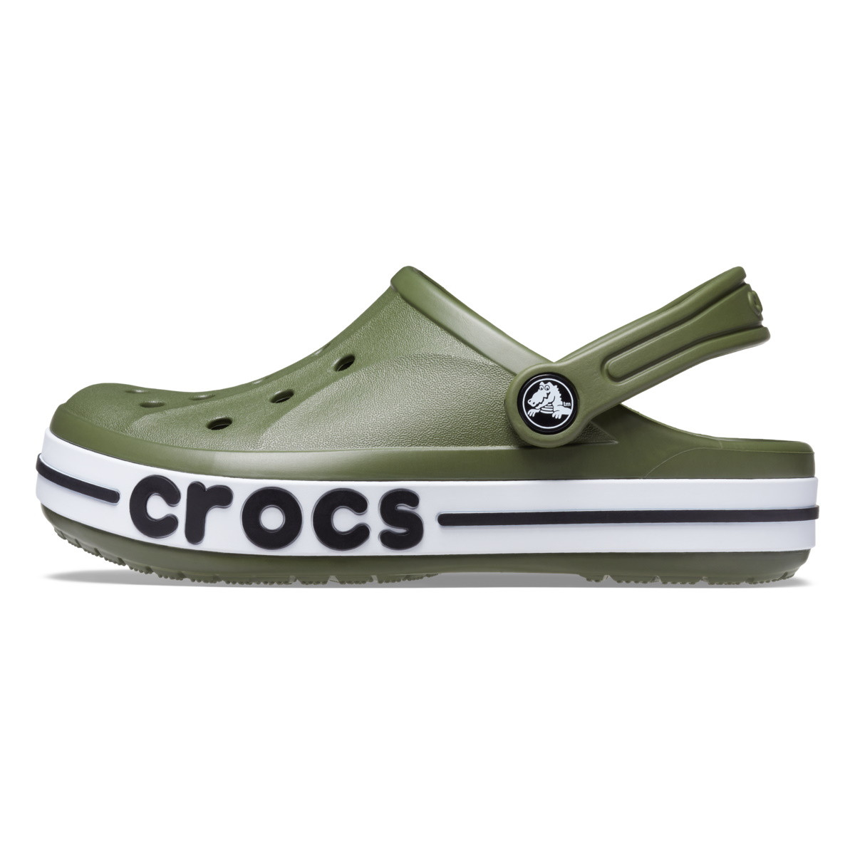 Saboti Crocs Toddler Bayaband Clog Verde - Army Green - 2 | YEO