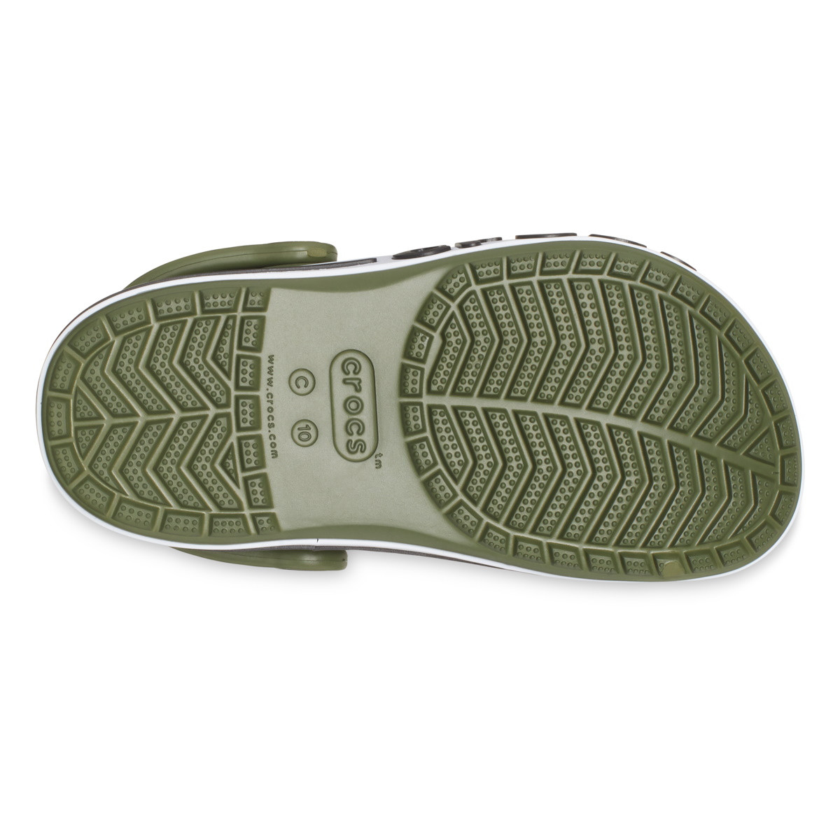 Saboti Crocs Toddler Bayaband Clog Verde - Army Green