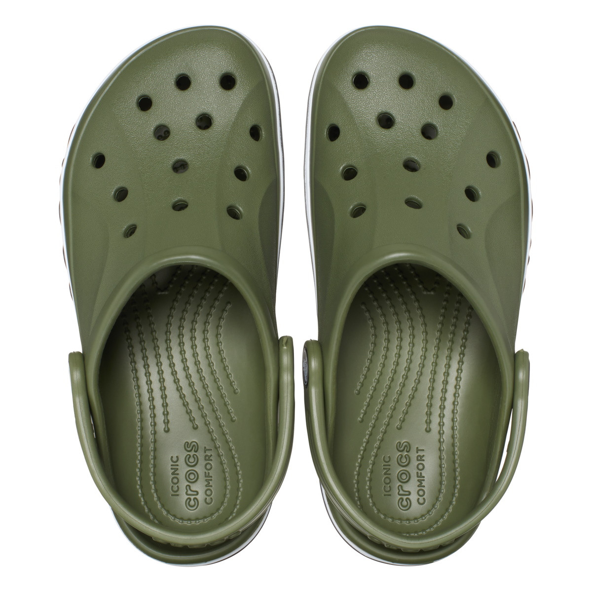 Saboti Crocs Toddler Bayaband Clog Verde - Army Green - 4 | YEO