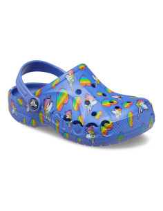 Saboți Crocs Baya Printed... Albastru - Lapis/Multi 2