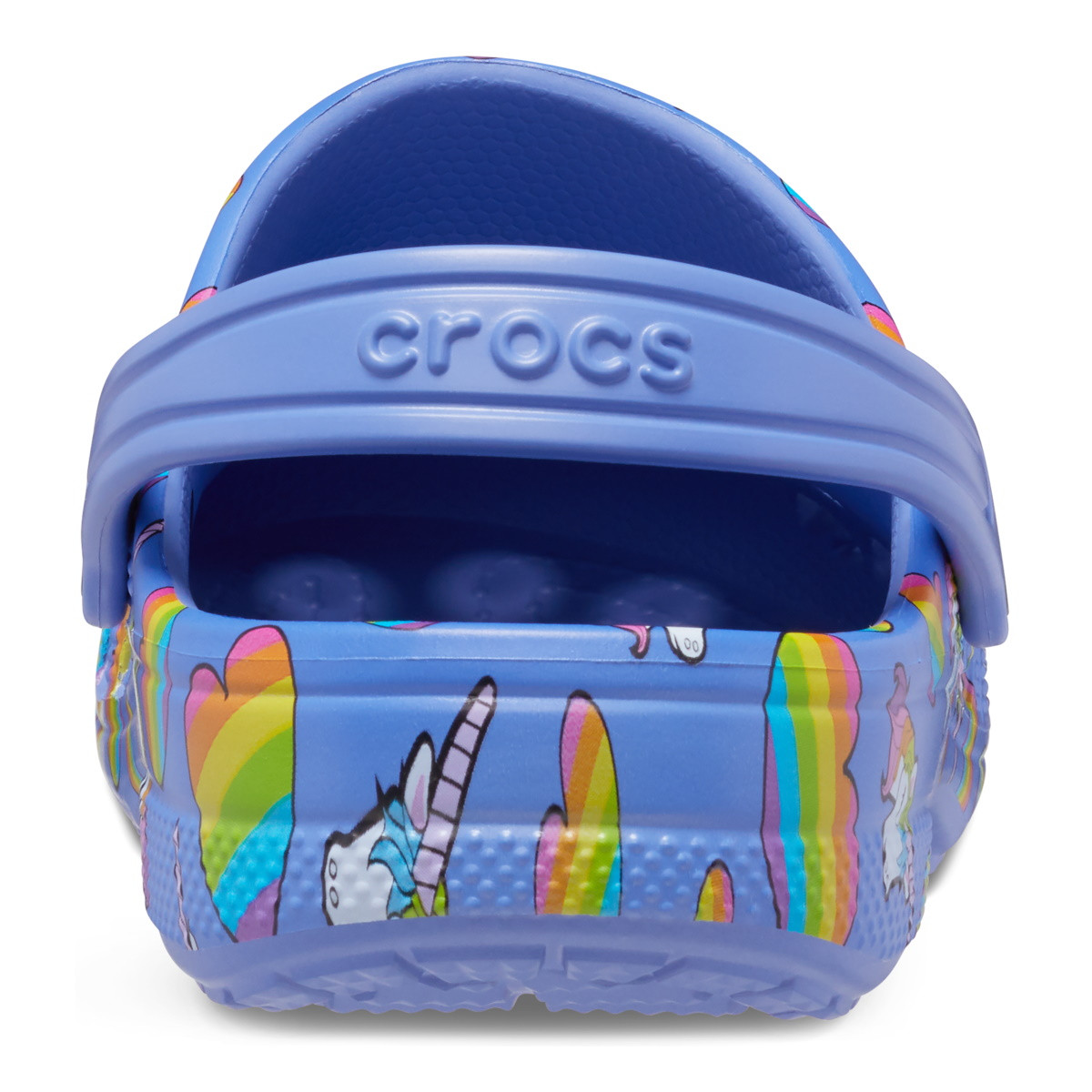 Saboți Crocs Baya Printed Clog Kids Albastru - Lapis/Multi - 5 | YEO