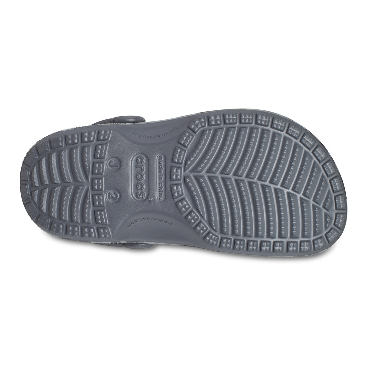 Saboti Crocs Classic Camo Clog Kids Negru - Black/Grey