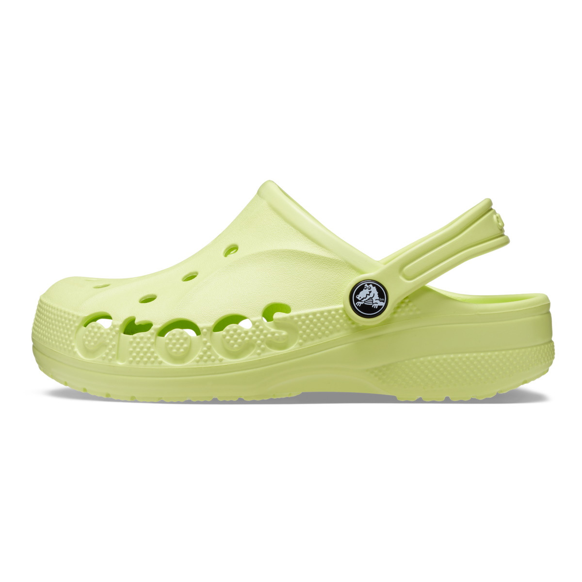 Saboți Crocs Baya Kids Clog Galben - Lime Zest - 2 | YEO