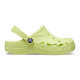 Saboți Crocs Baya Kids Clog Culoare Galben - Lime Zest