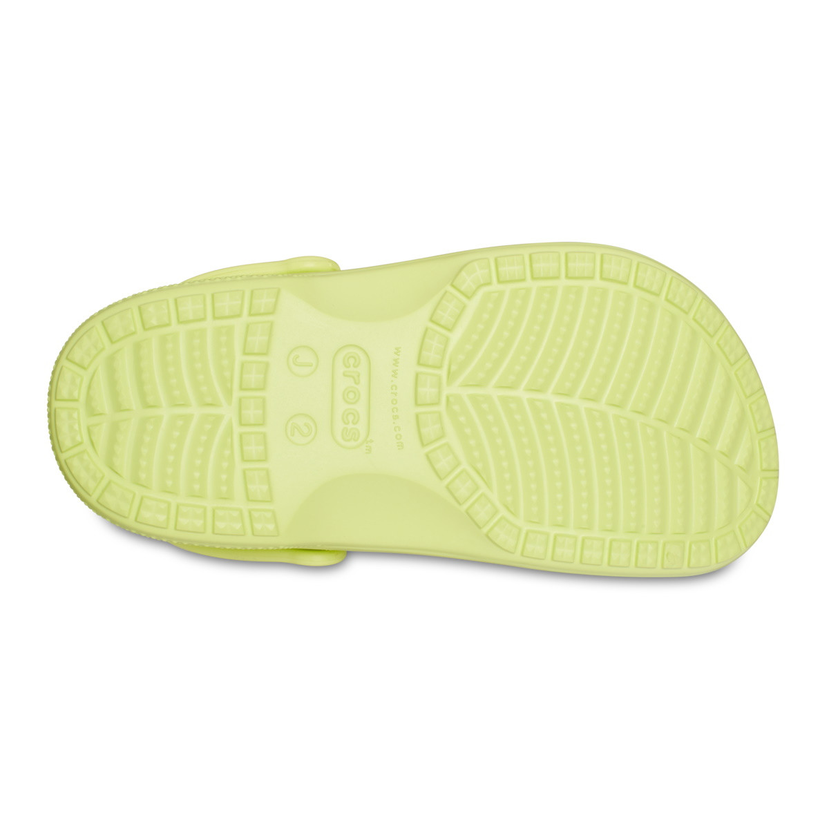 Saboți Crocs Baya Kids Clog Galben - Lime Zest
