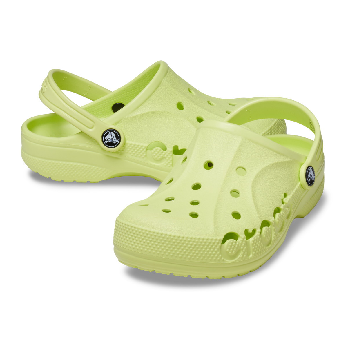 Saboți Crocs Baya Kids Clog Galben - Lime Zest - 3 | YEO