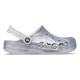 Saboti Crocs Baya Glitter Clog Culoare Gri - Silver Glitter