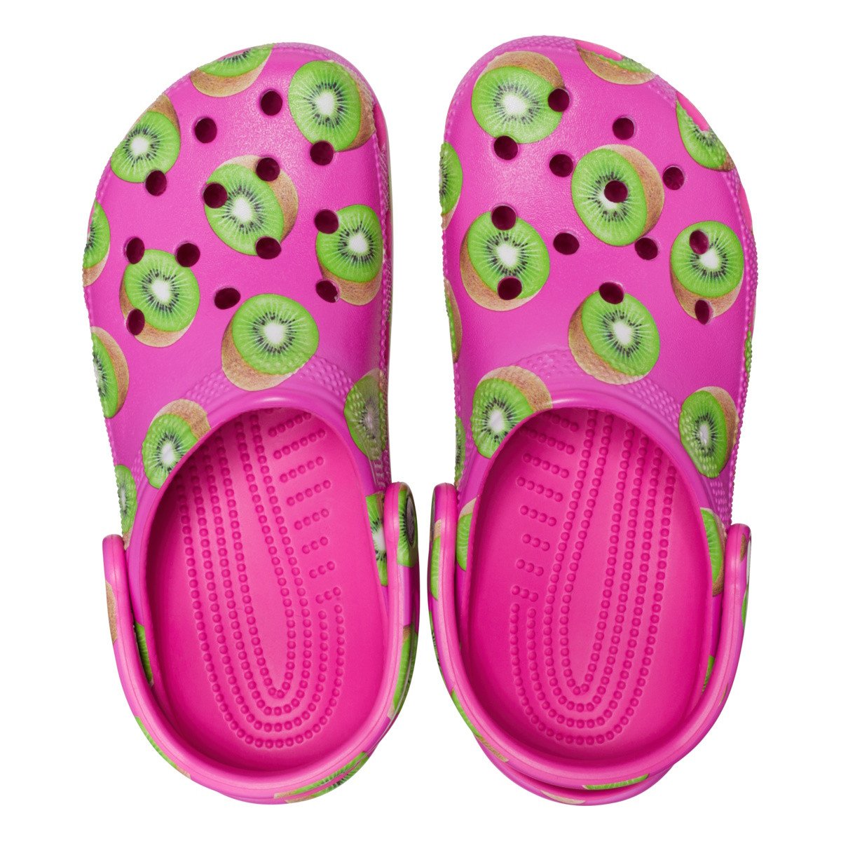 Saboti Crocs Classic Hyper Real Clog Multicolor - Kiwi - 4 | YEO