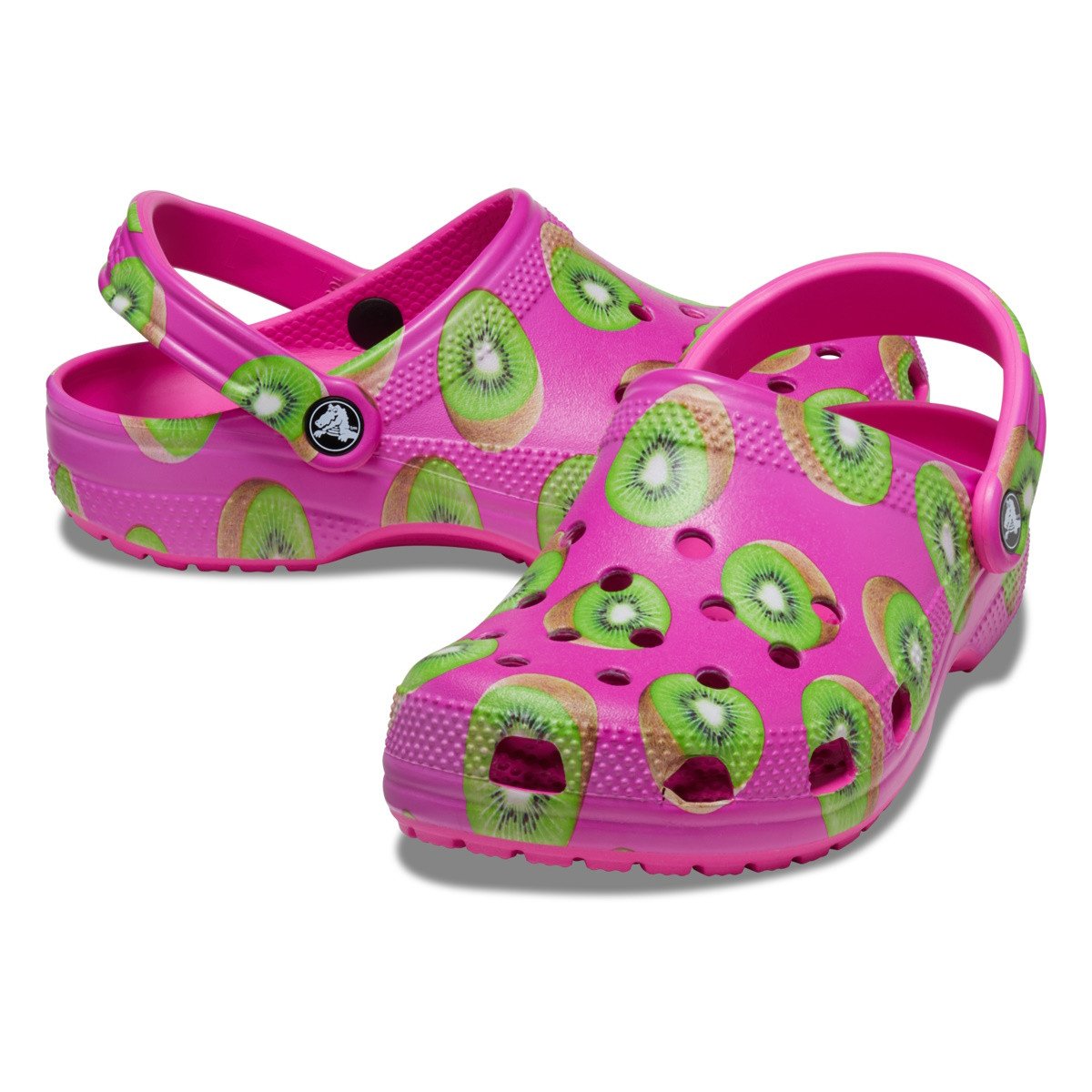 Saboti Crocs Classic Hyper Real Clog Multicolor - Kiwi - 3 | YEO