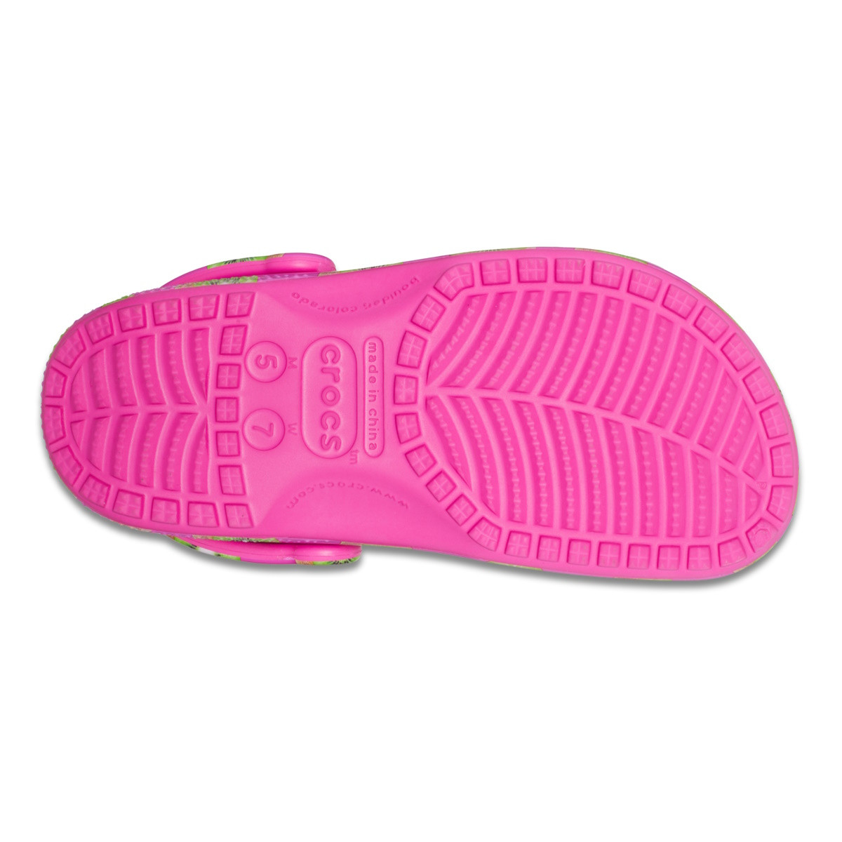 Saboti Crocs Classic Hyper Real Clog Multicolor - Kiwi