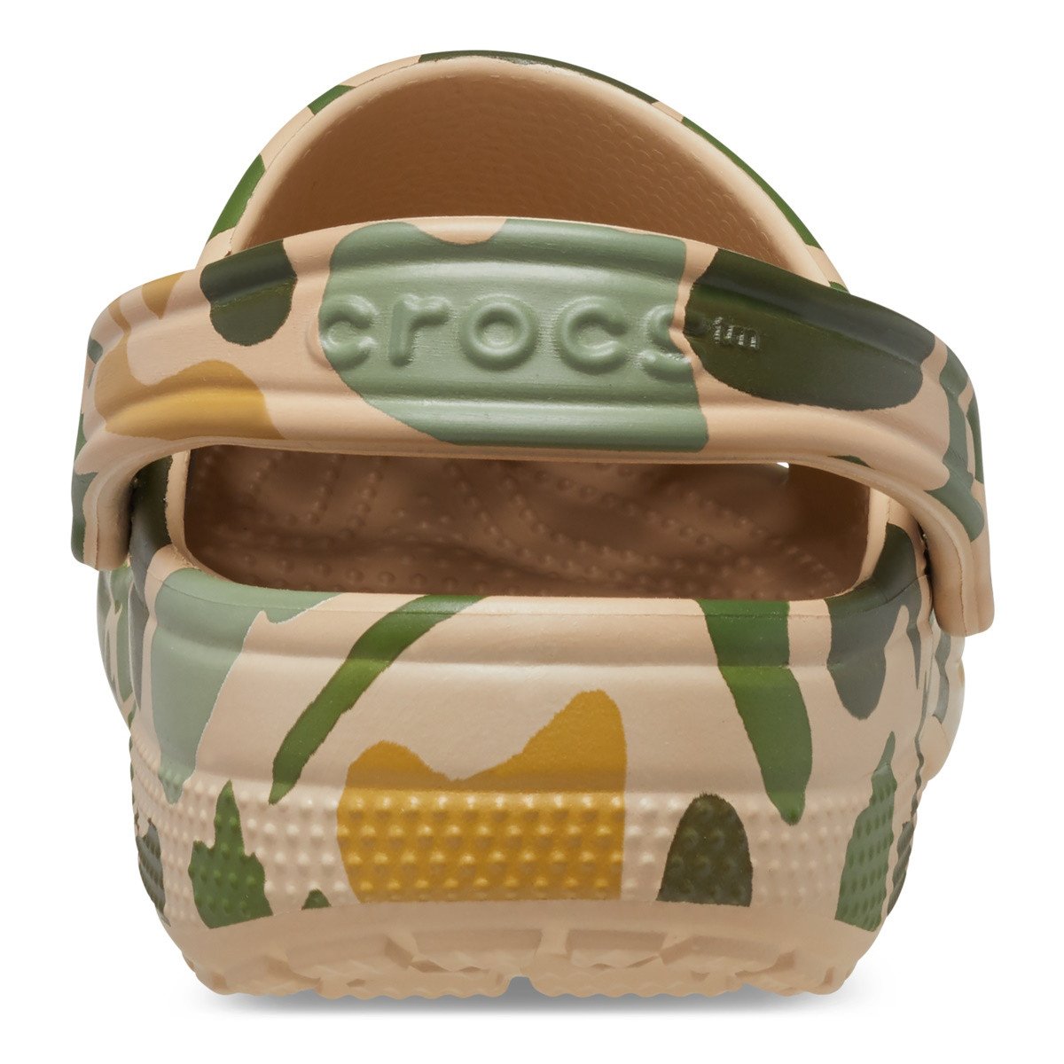 Saboti Crocs Classic Printed Camo Clog Maro - Chai/Tan - 5 | YEO