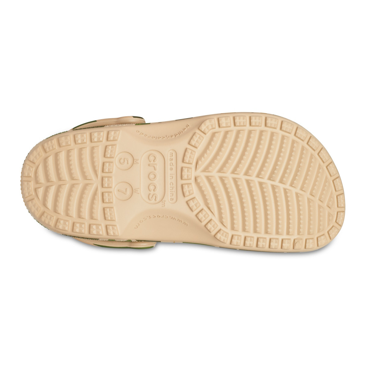 Saboti Crocs Classic Printed Camo Clog Maro - Chai/Tan