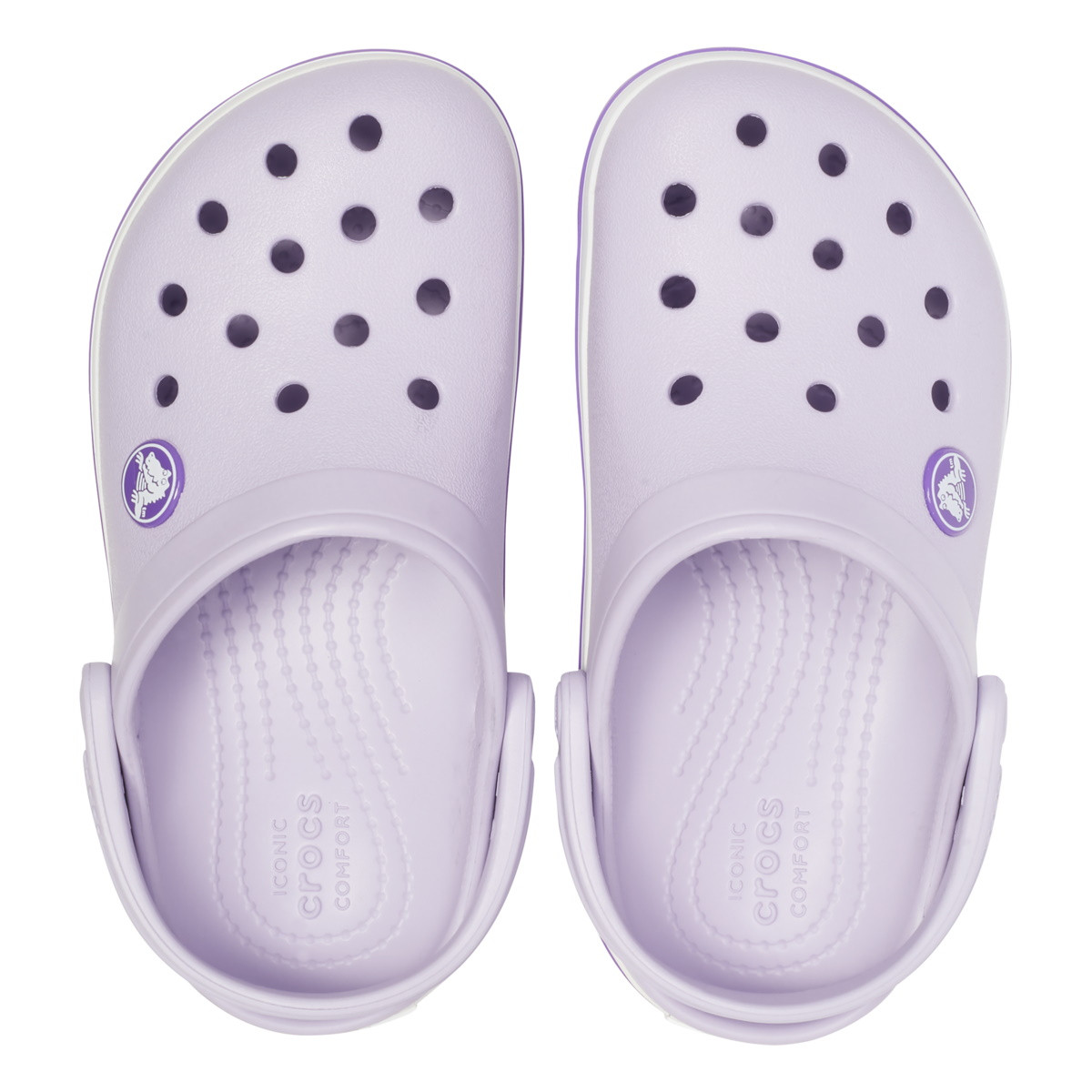 Saboți Crocs Crocband Toddlers New Clog Mov - Lavender/Neon Purple - 4 | YEO
