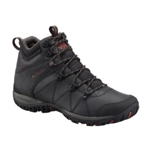 Bocanci Columbia Peakfreak Venture Mid Waterproof Omni-Heat Negru – Black Barbati imagine 2022