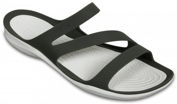 Papuci Crocs Swiftwater Sandal W Gri - Smoke - 1 | YEO