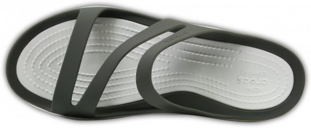 Papuci Crocs Swiftwater Sandal W Gri - Smoke - 2 | YEO
