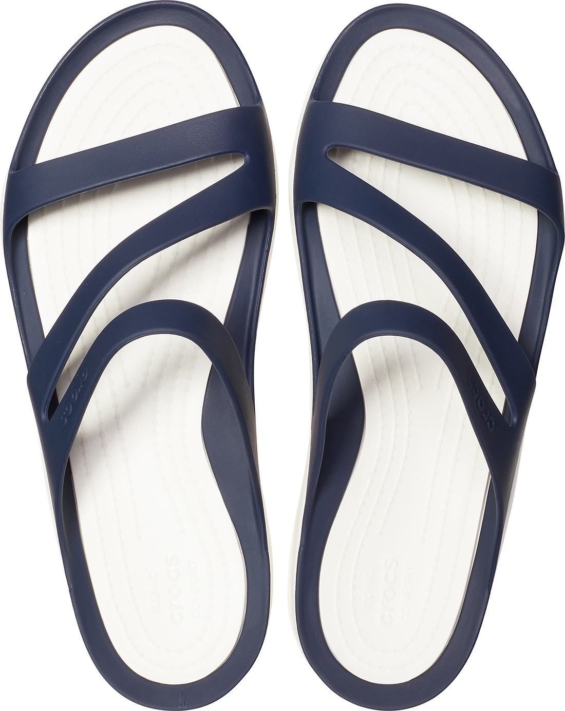 Papuci Crocs Swiftwater Sandal W Albastru - Navy/White - 1 | YEO