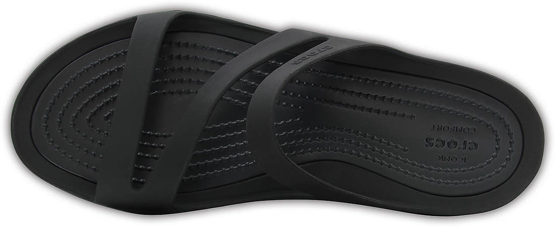 Papuci Crocs Swiftwater Sandal W Negru - Black - 2 | YEO