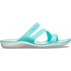 Papuci Crocs Swiftwater Sandal W Culoare Albastru deschis - Pool