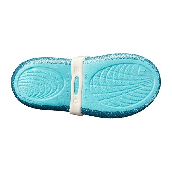 Balerini Crocs Keeley Frozen Flat Albastru deschis - Pool