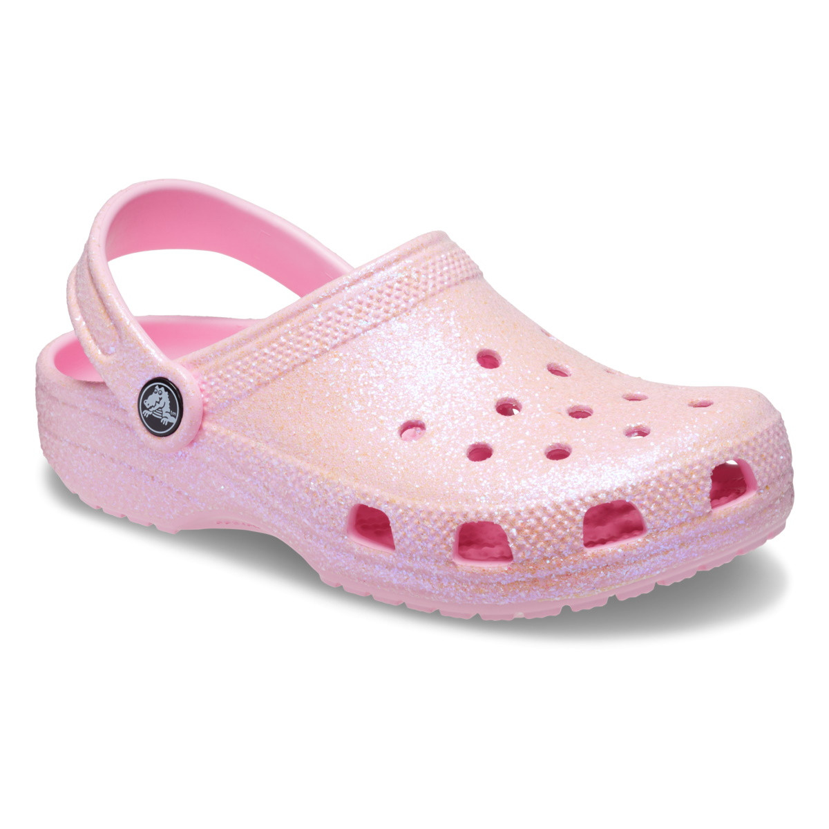 Saboti Crocs Classic Glitter Clog Kids Roz - Flamingo - 1 | YEO