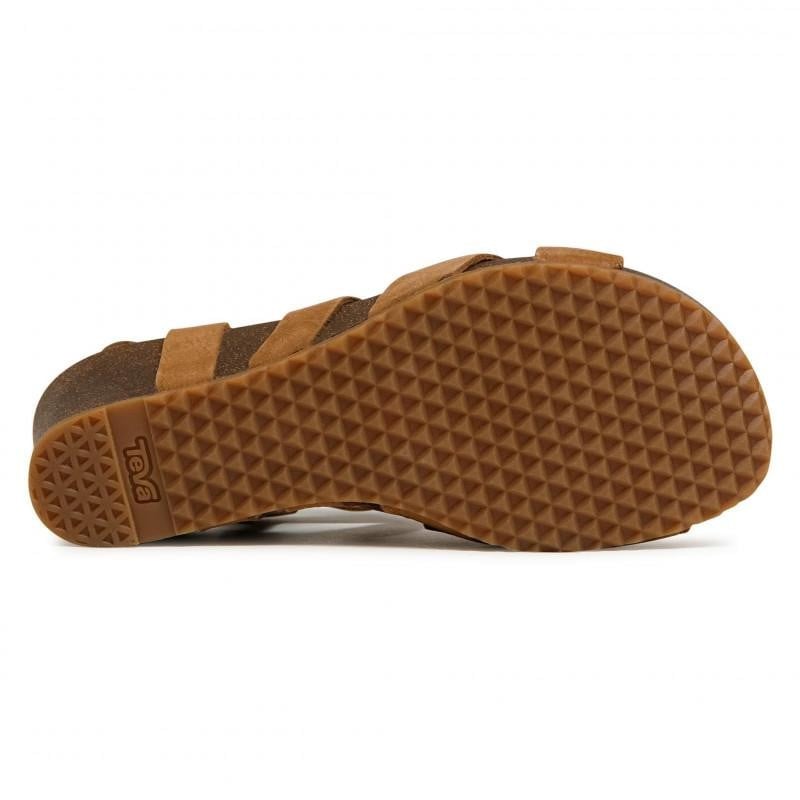 Sandale Teva Mahonia Wedge Cross Strap Maro - Chipmunk - 3 | YEO