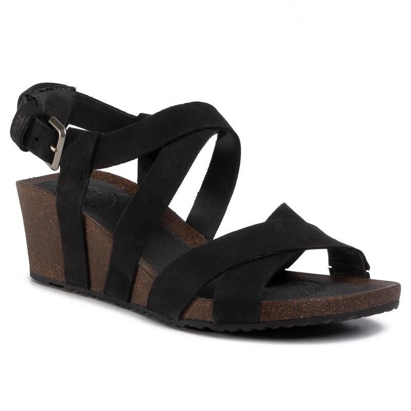 Sandale Teva Mahonia Wedge Cross Strap Negru - Black - 1 | YEO