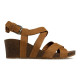 Sandale Teva Mahonia Wedge Cross Strap Culoare Maro - Chipmunk