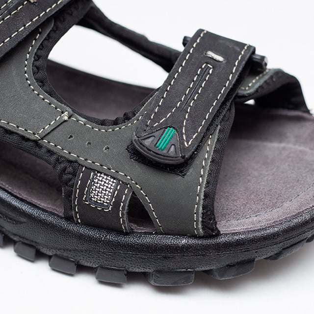 Sandale Grisport Christite Negru - Black/Dark Grey - 5 | YEO