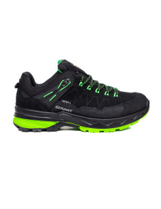Pantofi Grisport Caresite Negru - Black/Volt Green 2