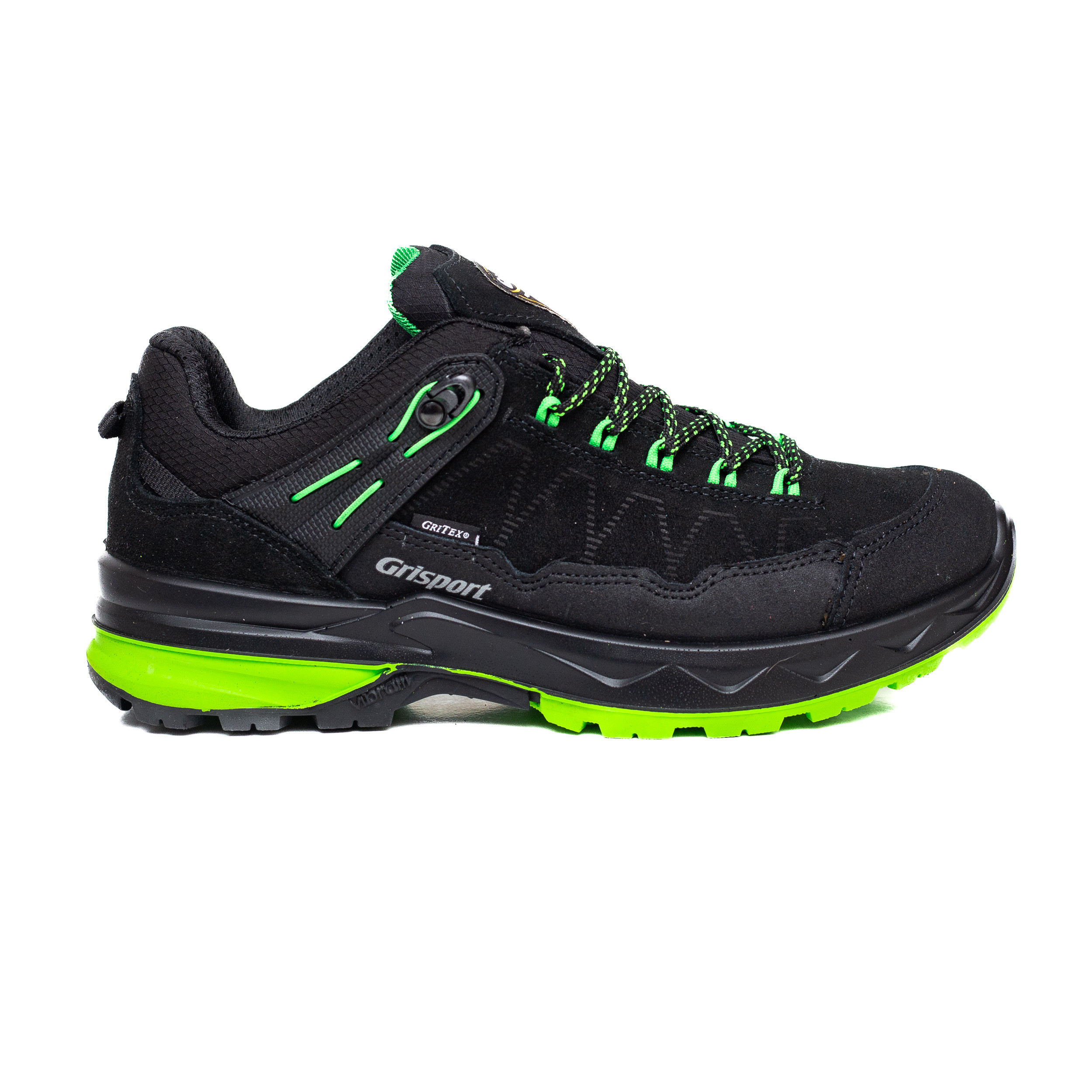 Pantofi Grisport Caresite Negru - Black/Volt Green - 1 | YEO
