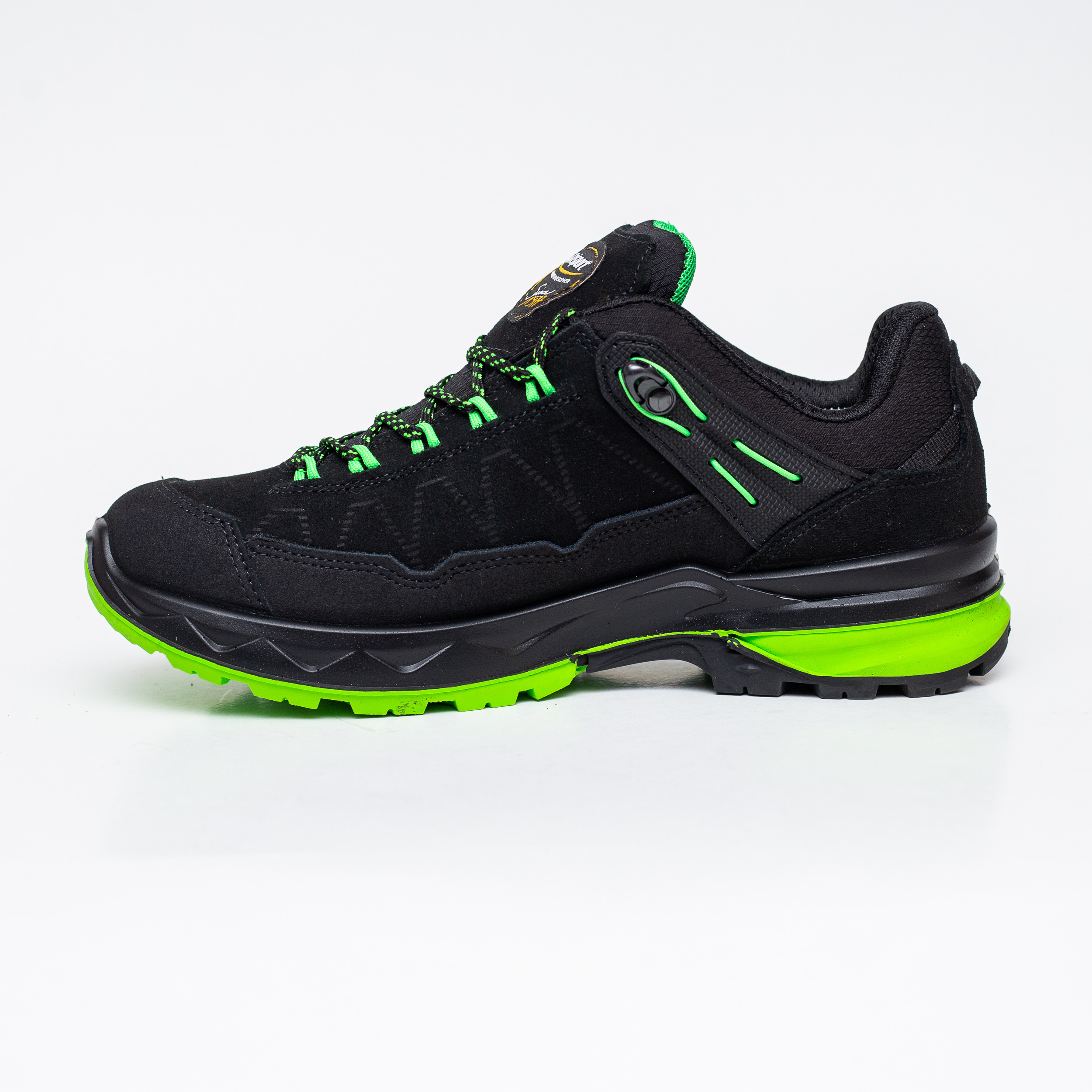 Pantofi Grisport Caresite Negru - Black/Volt Green - 3 | YEO