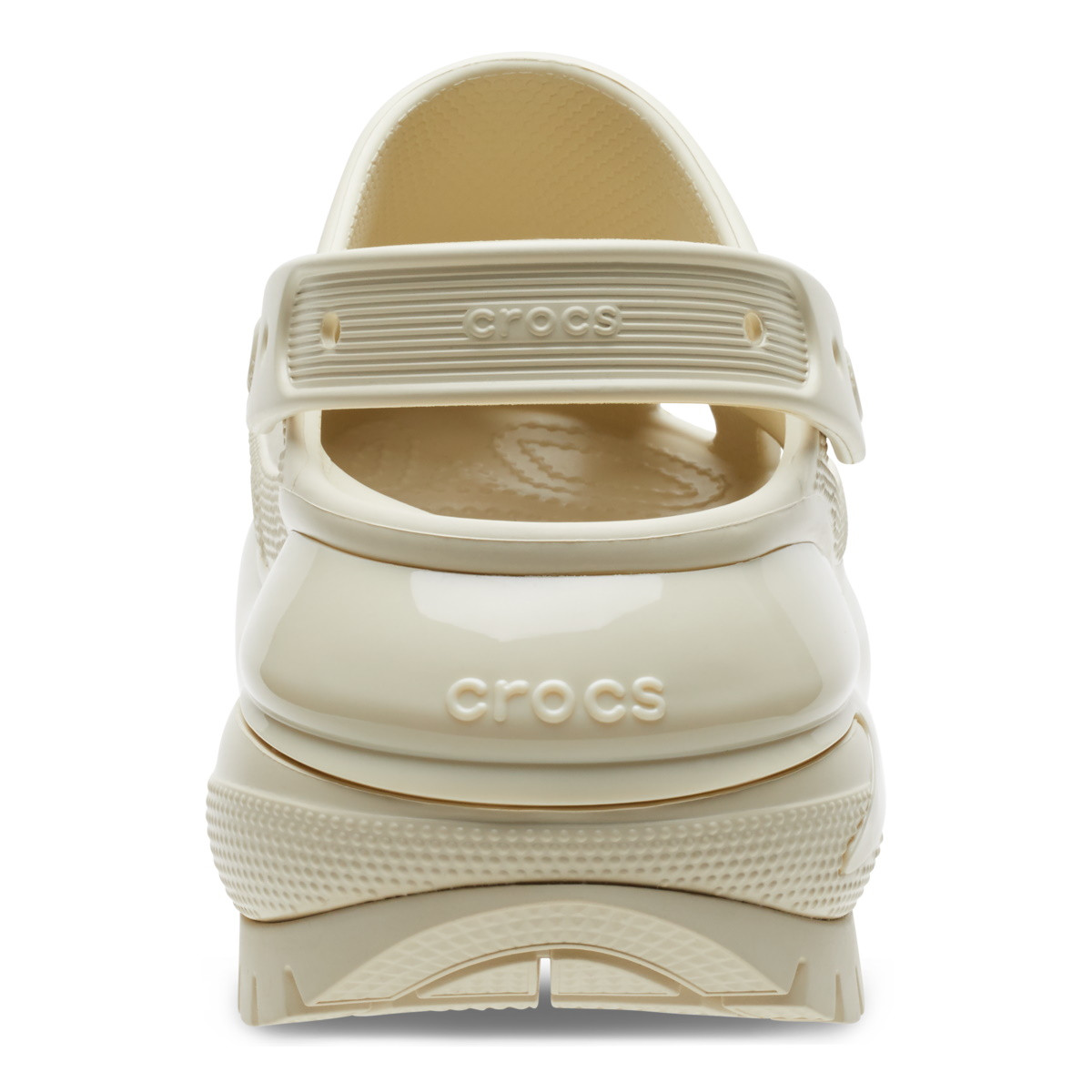 Saboți Crocs Classic Mega Crush Clog Bej - Bone - 4 | YEO