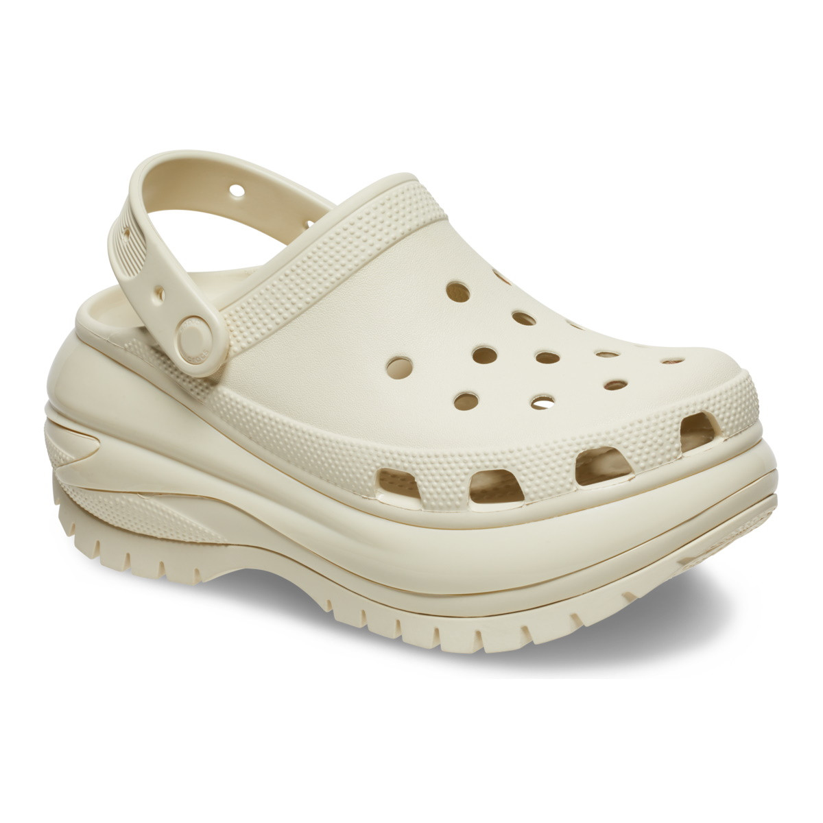Saboți Crocs Classic Mega Crush Clog Bej - Bone - 1 | YEO