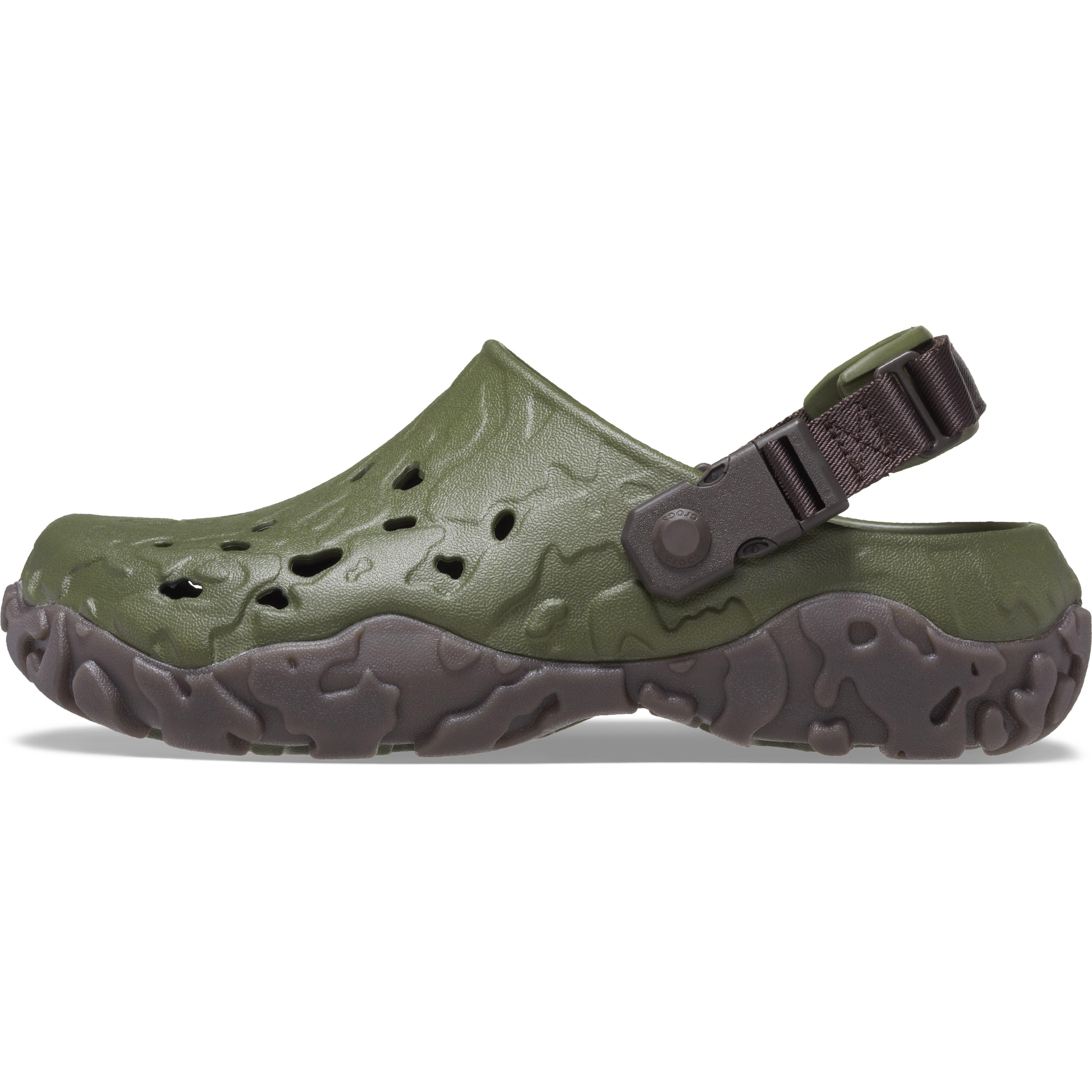 Saboti Crocs All Terrain Atlas Clog Verde - Army Green/Espresso - 2 | YEO