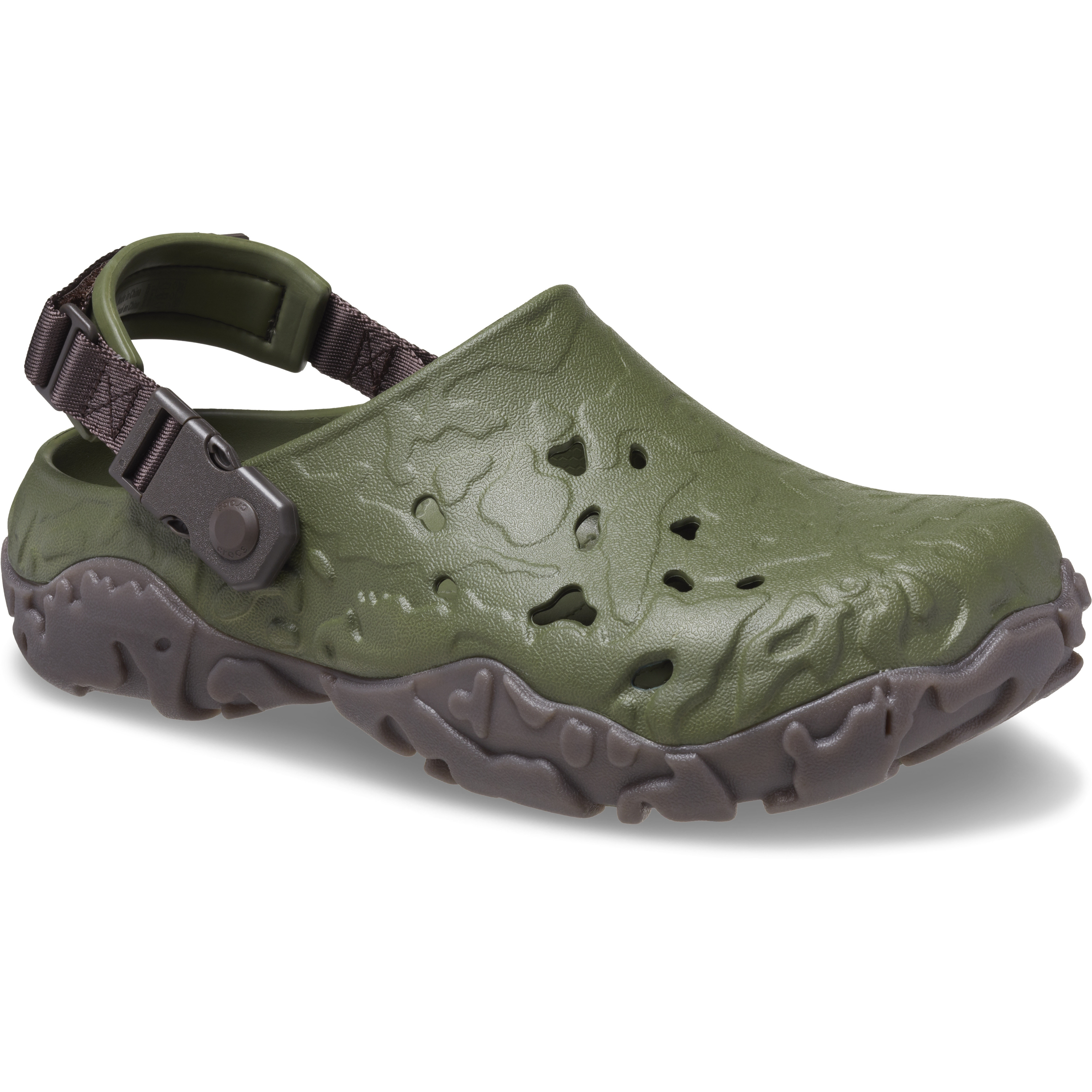 Saboti Crocs All Terrain Atlas Clog Verde - Army Green/Espresso - 1 | YEO