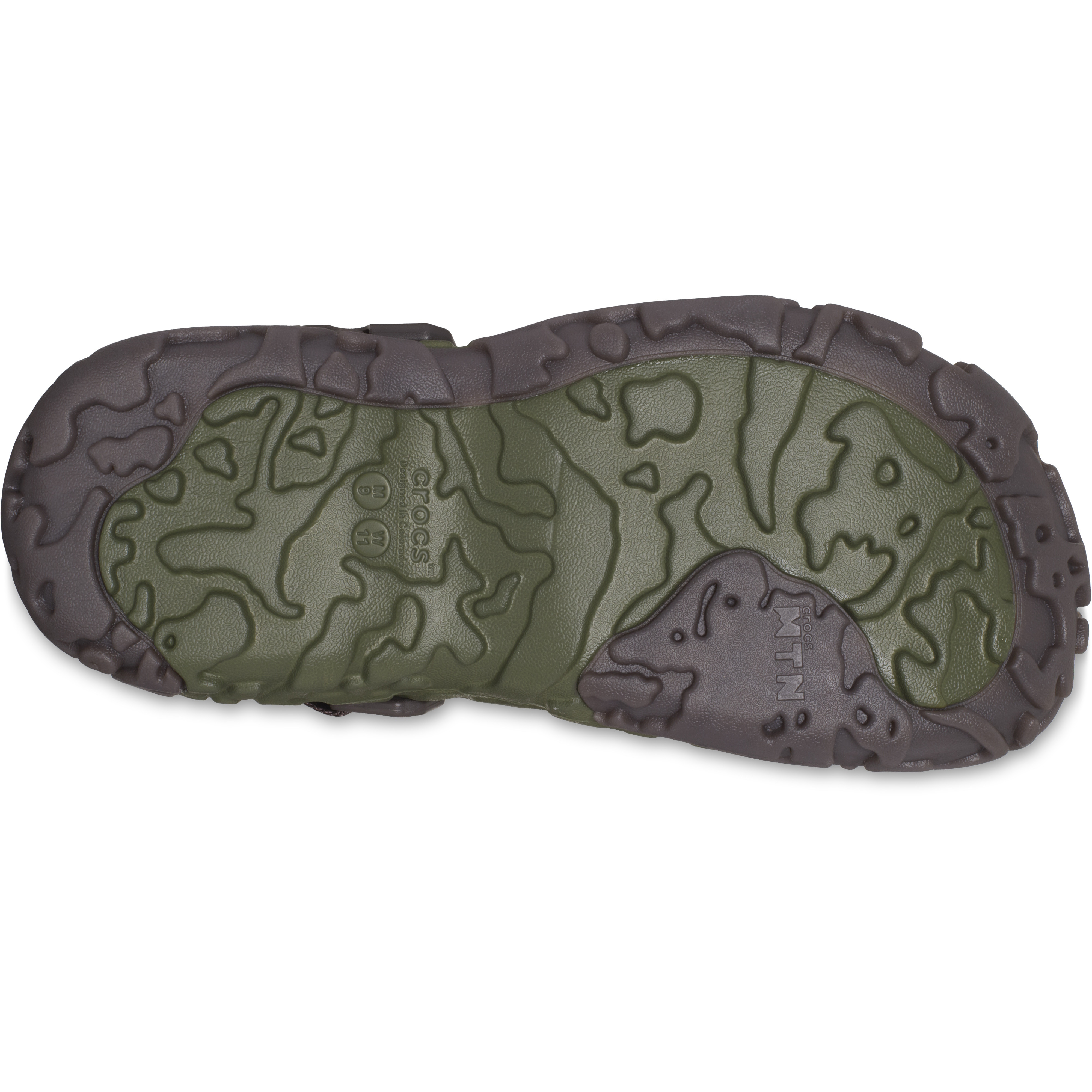 Saboti Crocs All Terrain Atlas Clog Verde - Army Green/Espresso - 5 | YEO