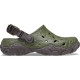 Saboti Crocs All Terrain Atlas Clog Culoare Verde - Army Green/Espresso