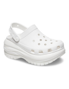 Saboți Crocs Classic Mega... Alb -White 2