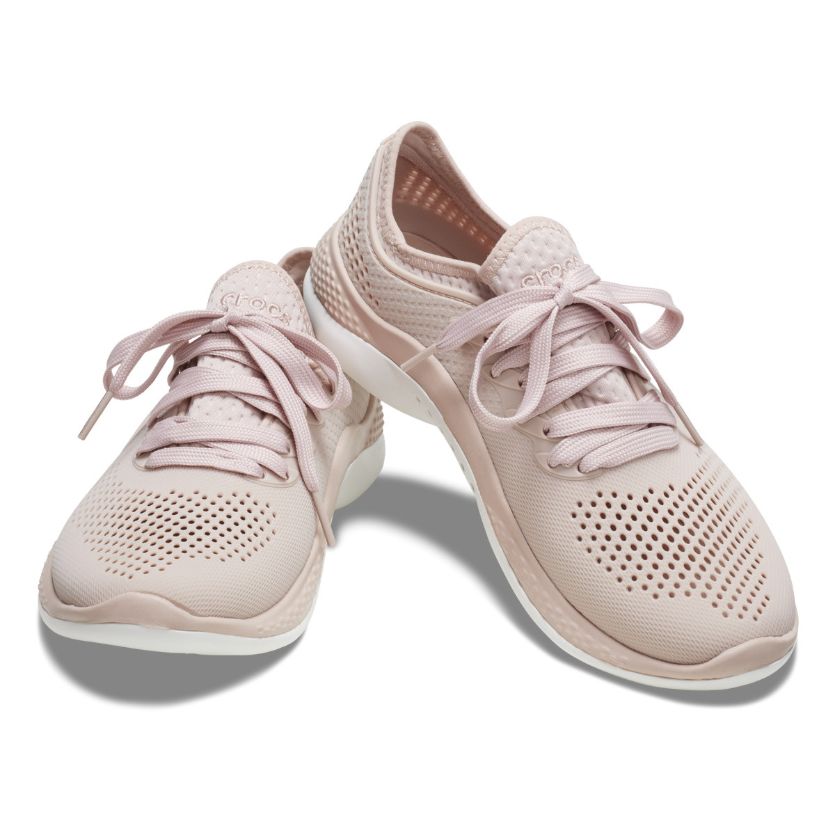 Pantofi Crocs LiteRide 360 Pacer W Roz - Pink Clay/White - 4 | YEO