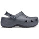 Saboți Crocs Women's Classic Platform Glitter II Clog Culoare Negru - Black