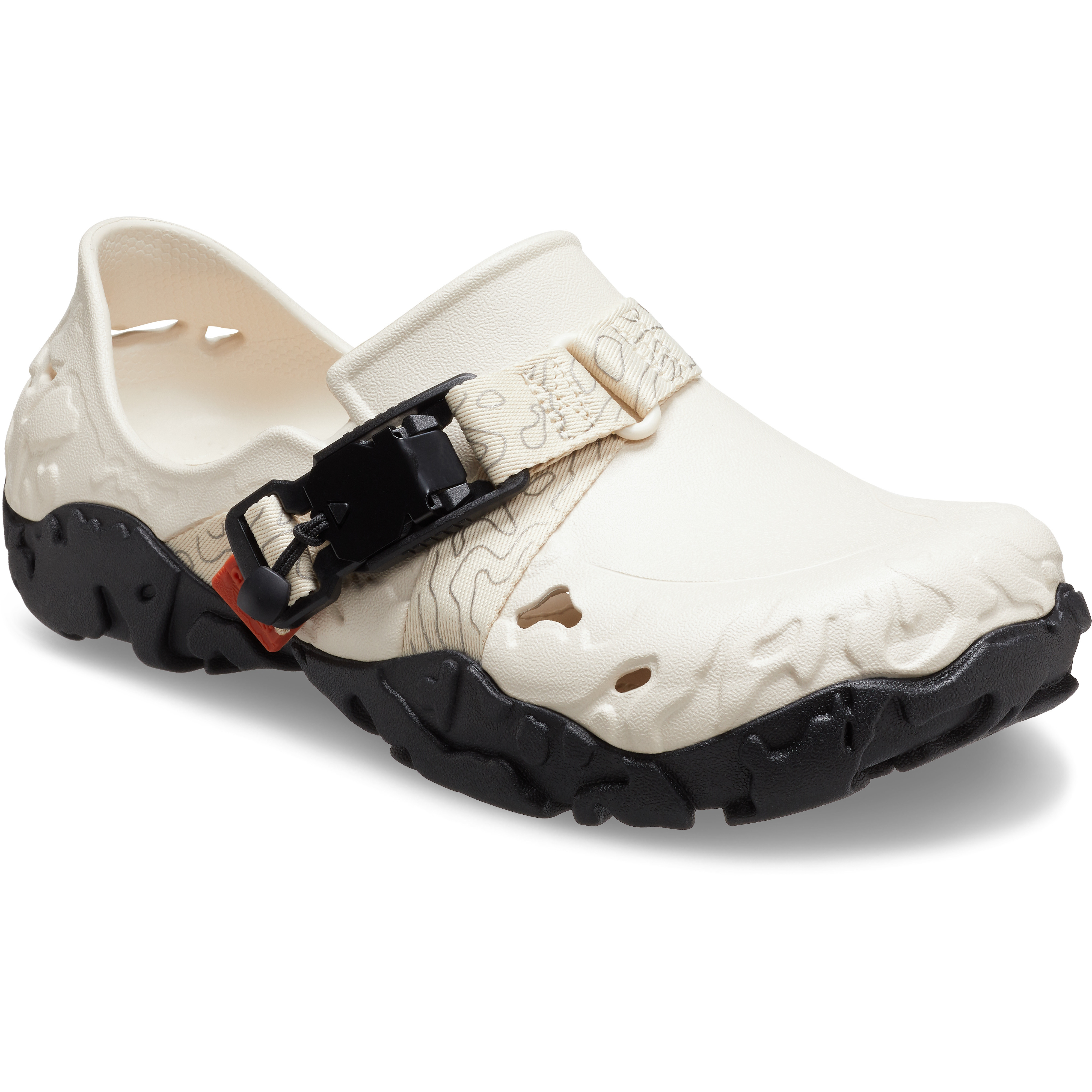 Pantofi Crocs All Terrain Atlas Crem - Stucco/Black - 1 | YEO