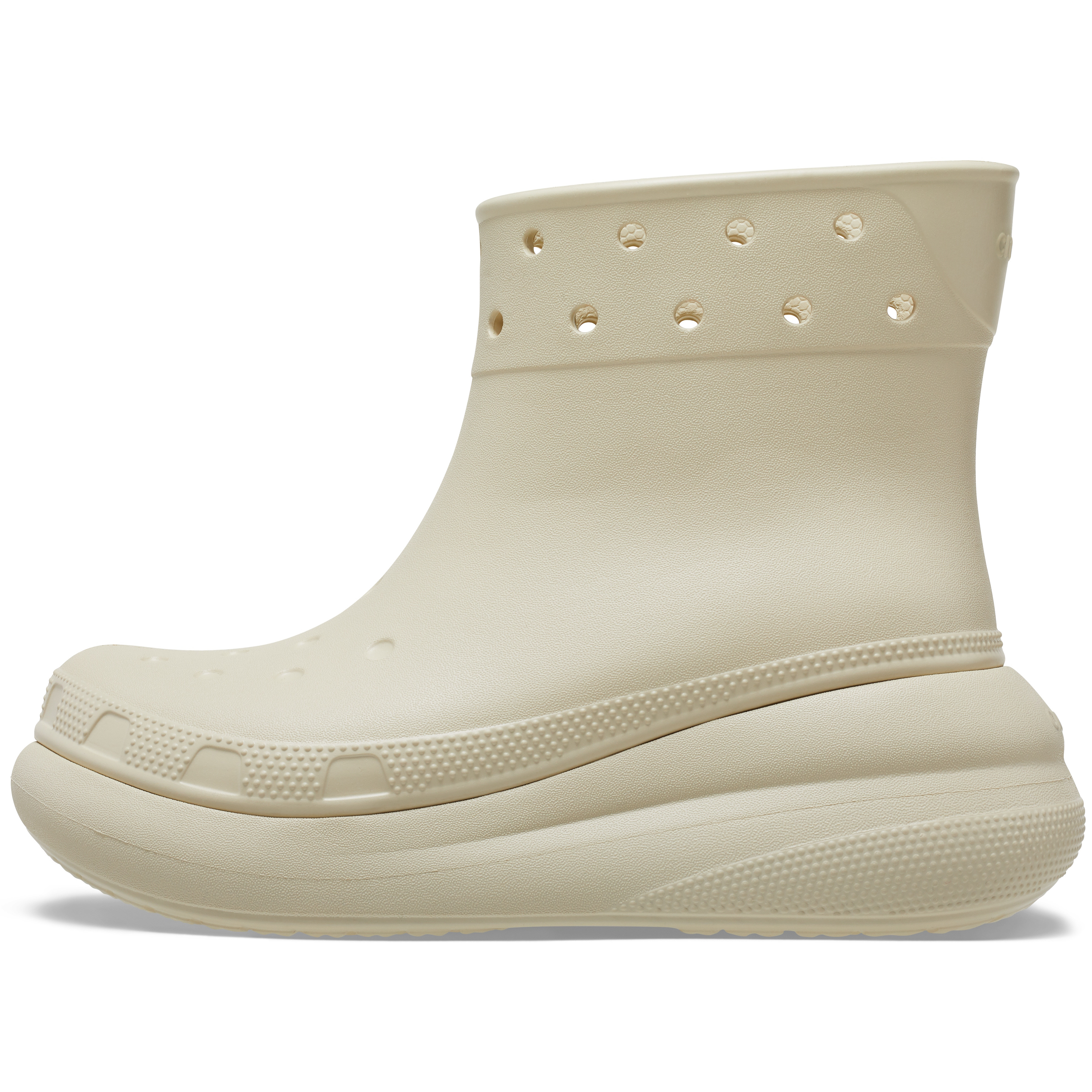 Cizme Crocs Classic Crush Rain Boot Bej - Bone - 1 | YEO