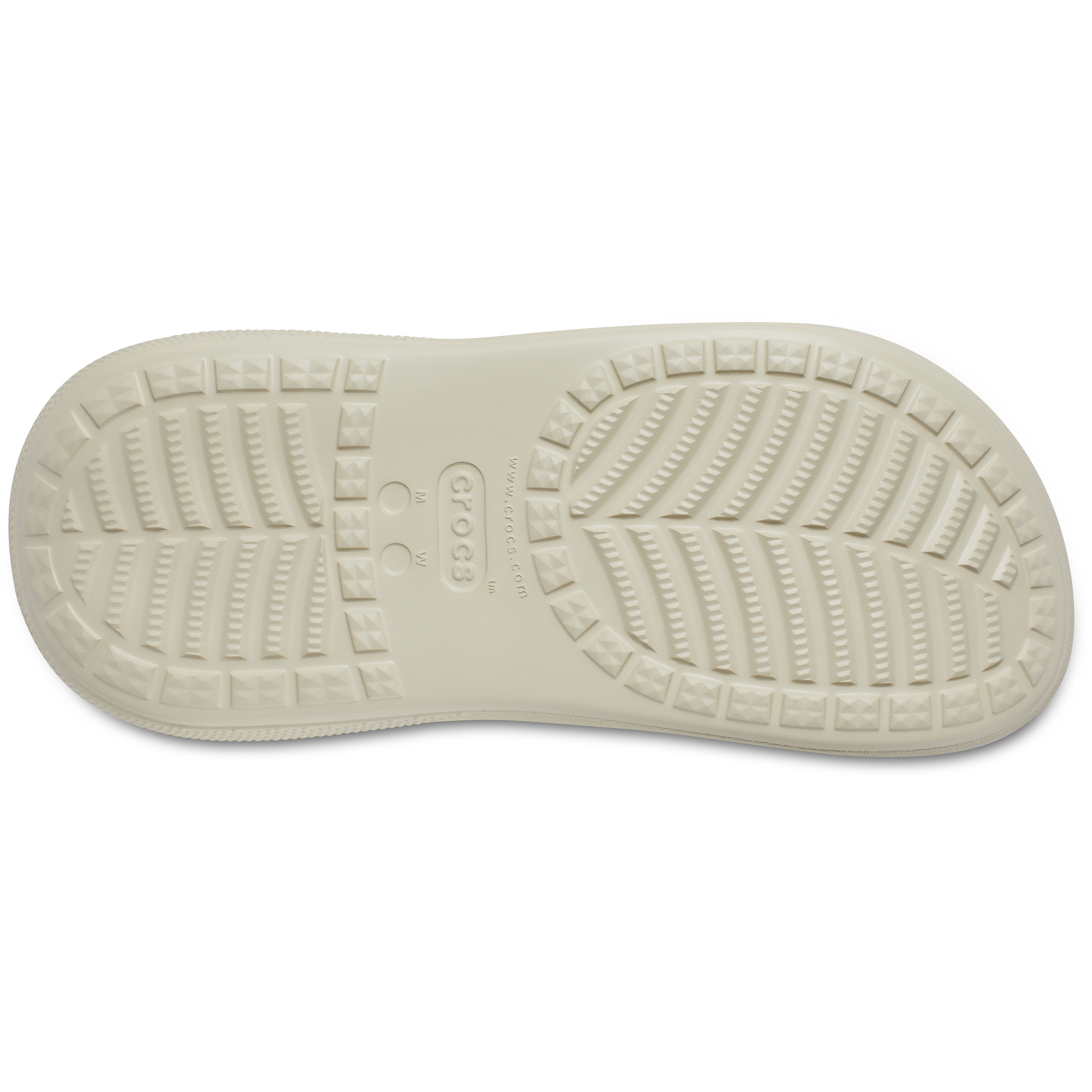 Cizme Crocs Classic Crush Rain Boot Bej - Bone