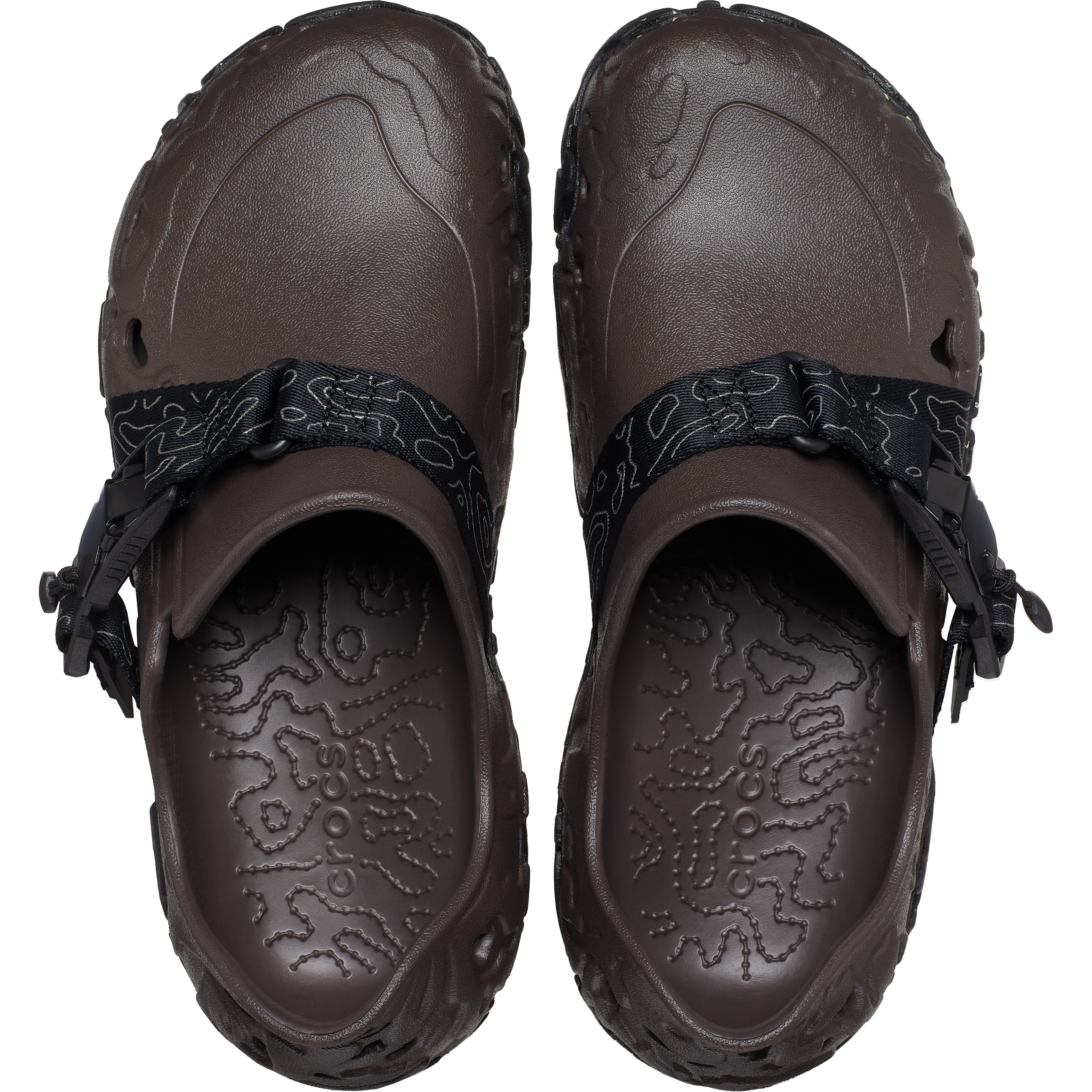 Pantofi Crocs All Terrain Atlas Maro - Espresso/Black - 3 | YEO