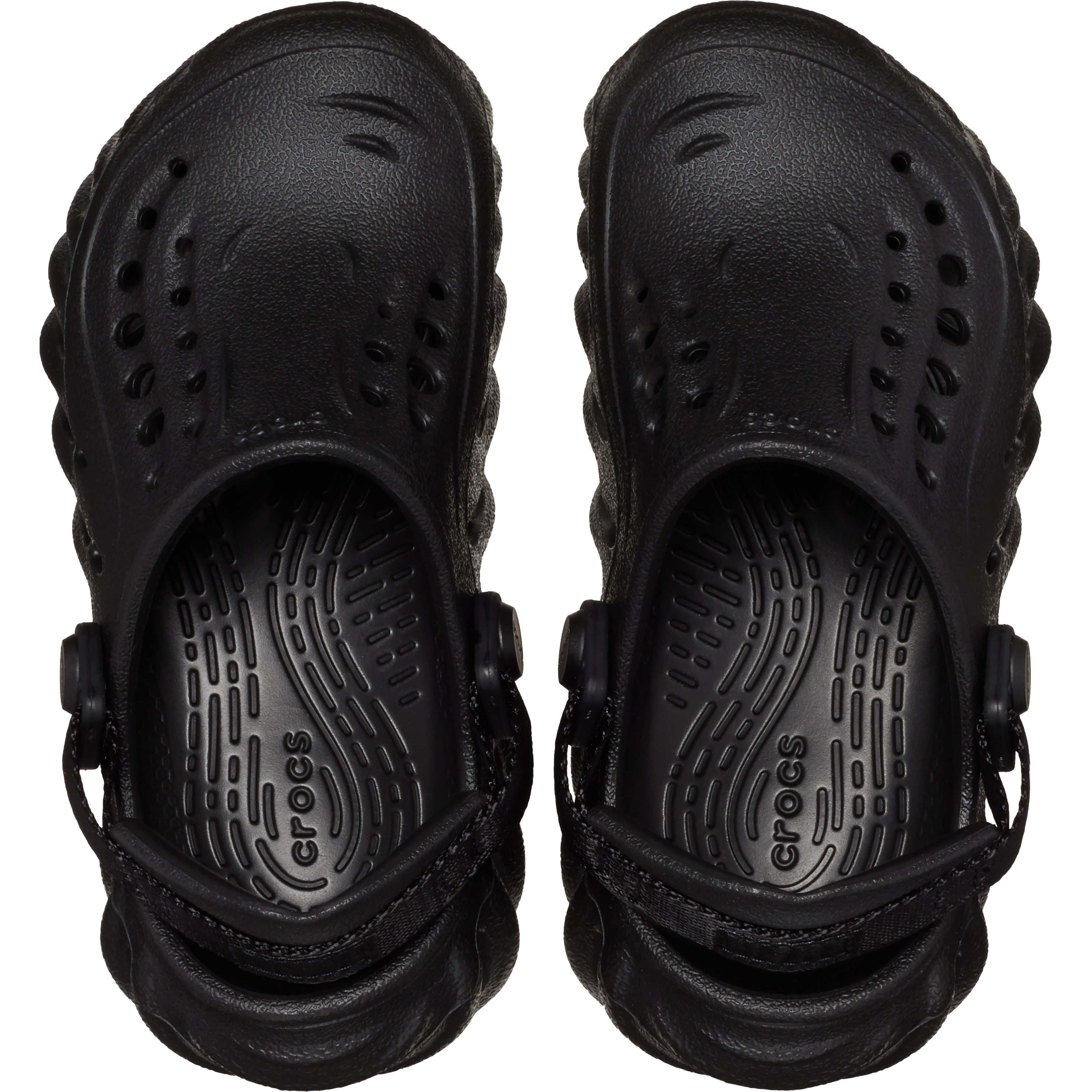 Saboti Crocs Classic Echo Clog Toddler Negru - Black - 3 | YEO