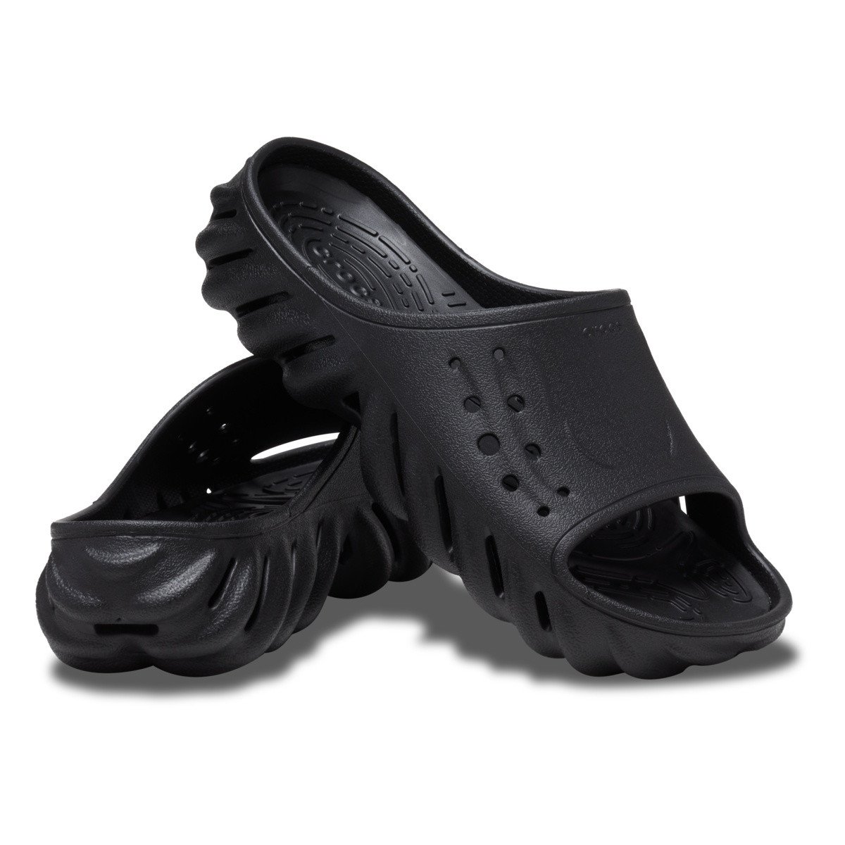 Papuci Crocs Echo Slide Negru - Black - 3 | YEO