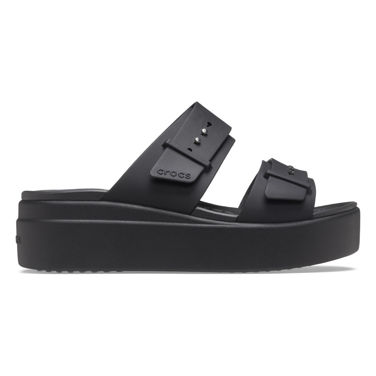 Sandale Crocs Women’s Brooklyn Low Wedge Sandal Negru - Black